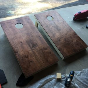 Wooden Cornhole boards