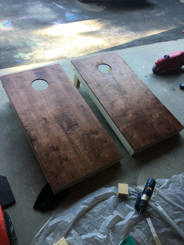 Wooden Cornhole boards