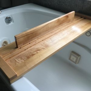 Solid Oak Bathtub Tray